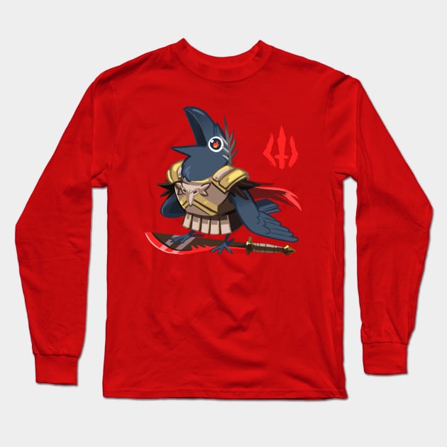 Ares Crow Long Sleeve T-Shirt by Sabtastic